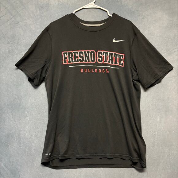 Nike Fresno State Bulldogs Shirt Performance Dri Fit Blockcore Comfy Workout Gym - Picture 1 of 8